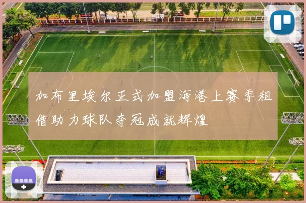 加布里埃尔正式加盟海港上赛季租借助力球队夺冠成就辉煌
